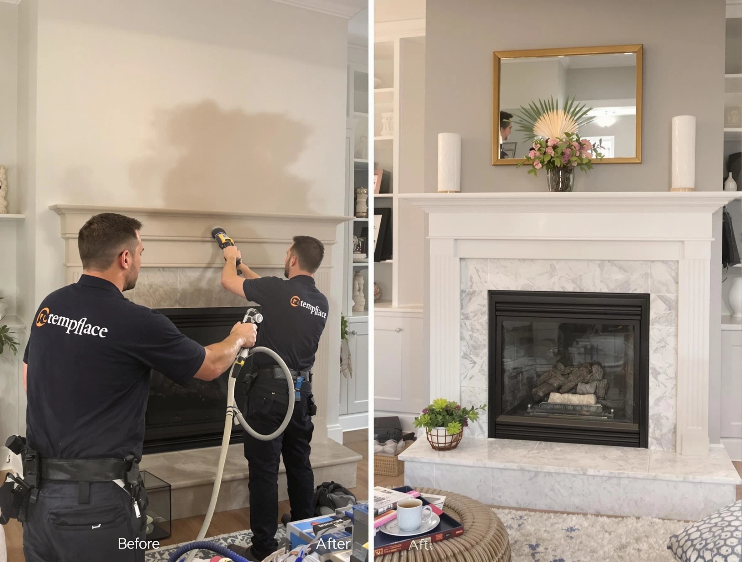 Professional soot removal by Monroe Chimney Sweep team in Monroe, NJ
